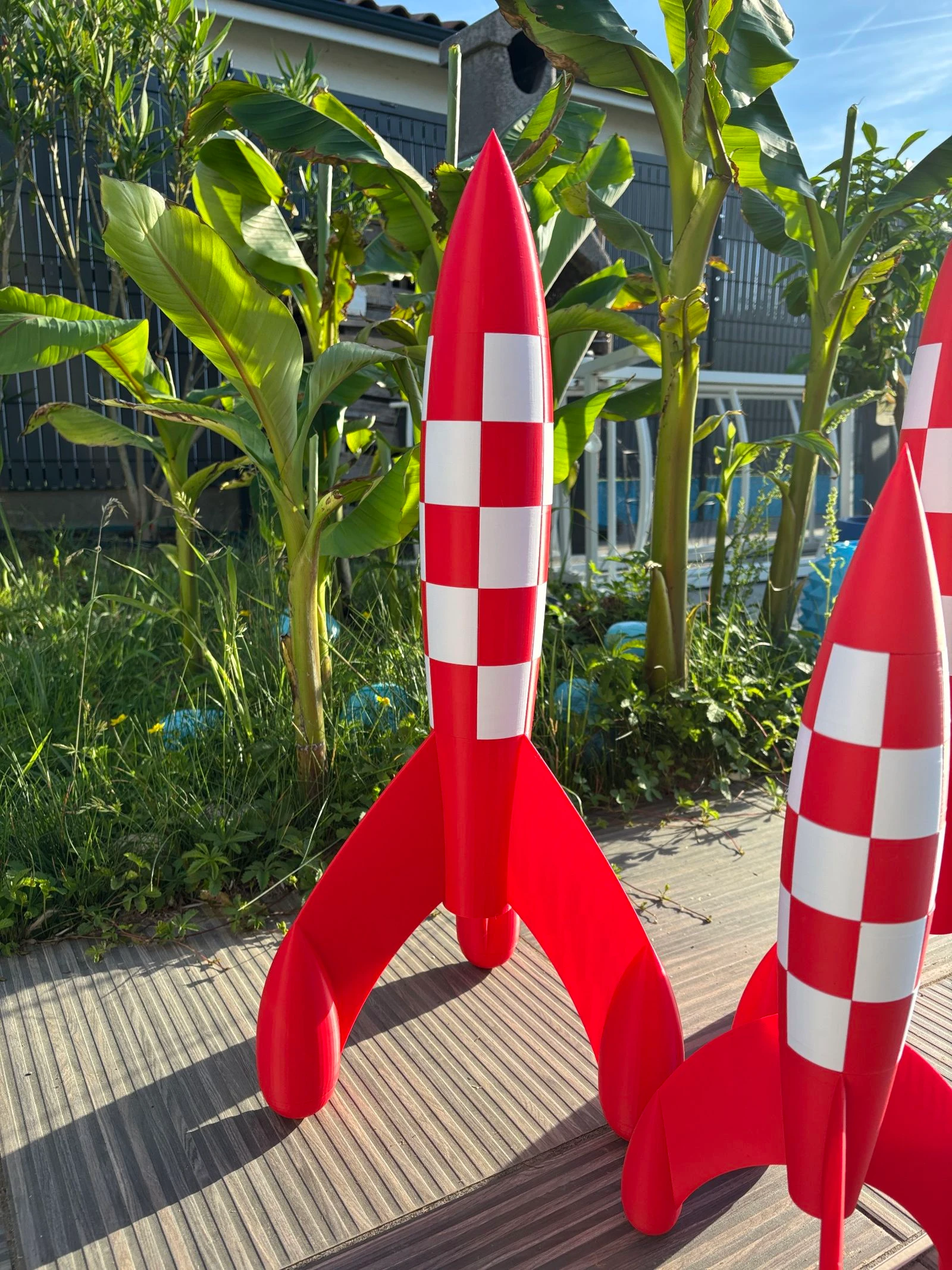 Très grande fusée tintin 64 cm🚀 – photo 2